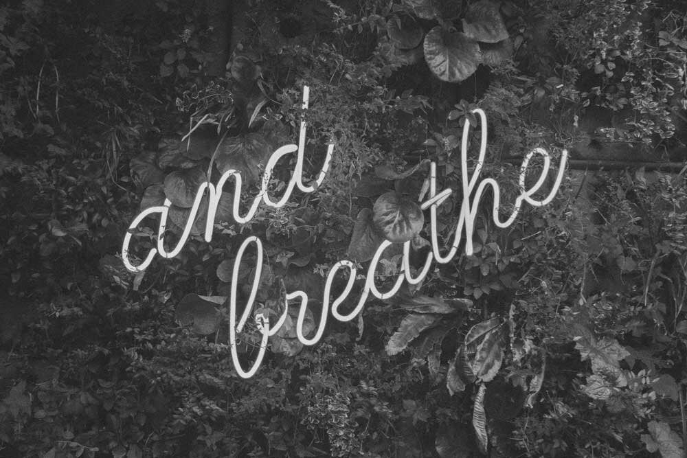 And breathe sign